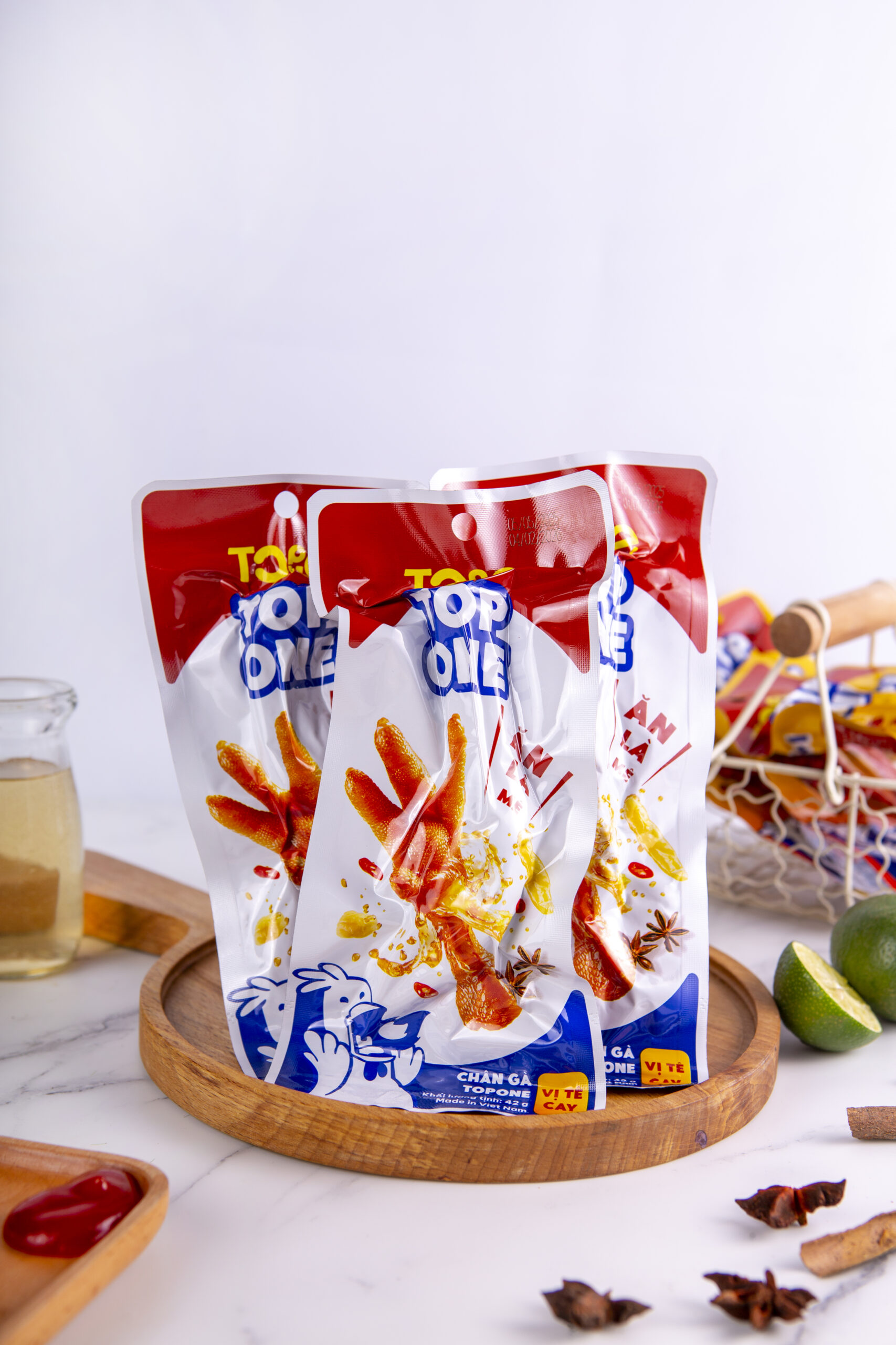Chân Gà ăn liền 1 chân Topone ủ vị Cao Cấp – Cay Tê Đậm Vị, Đảm Bảo An Toàn 9 Chân Gà ăn liền 1 chân Topone ủ vị Cao Cấp – Cay Tê Đậm Vị, Đảm Bảo An Toàn